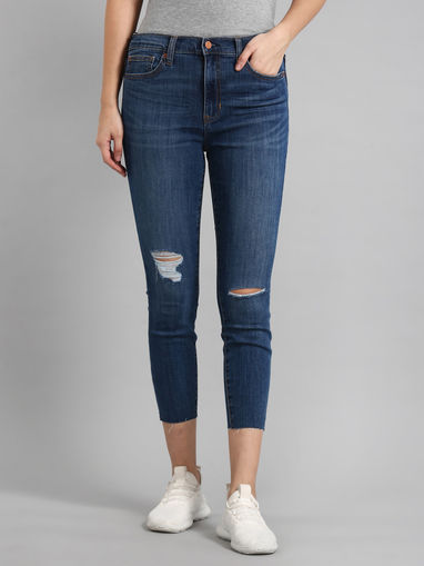 gap true skinny super high rise crop