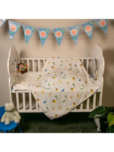 small muslin blanket