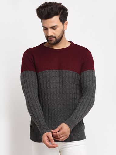 maroon colour sweater