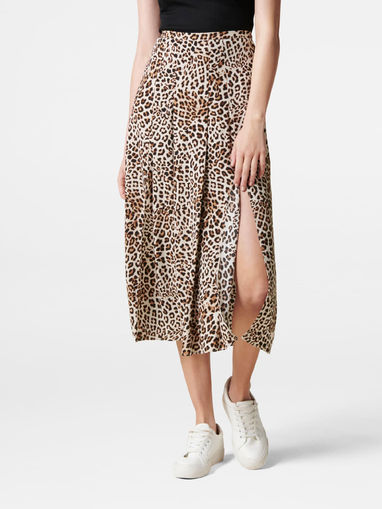 leopard skirt forever new