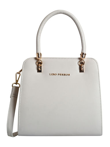 white satchel bag