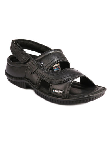 Red Chief Black Leather Sandal (UK 10 