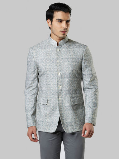 raymond printed blazer