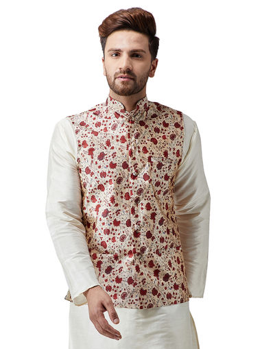 nehru printed jacket