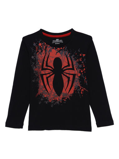 Kidsville Kids T Shirts Buy Kidsville Black Spiderman Printed T Shirt Online Nykaa Fashion