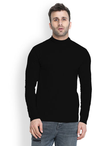 black high neck men