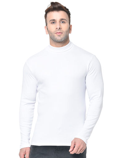 white high neck men