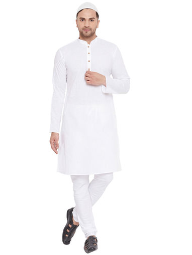 white pyjama kurta