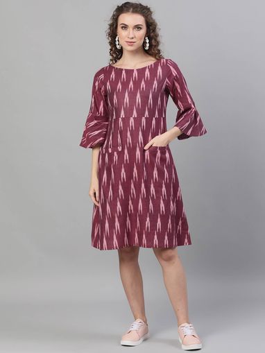 cotton short dress design