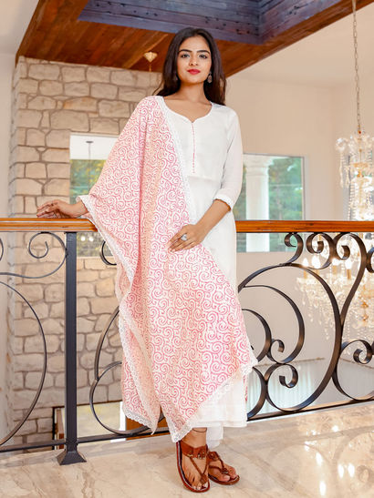 white designer suit online
