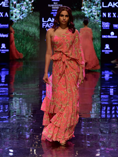 ruffle blouse for saree online