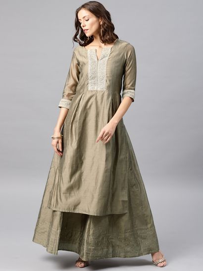long kurtis for wedding