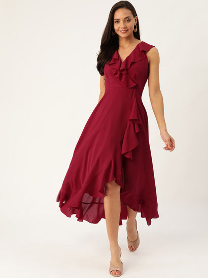 Wrap around dress online clearance