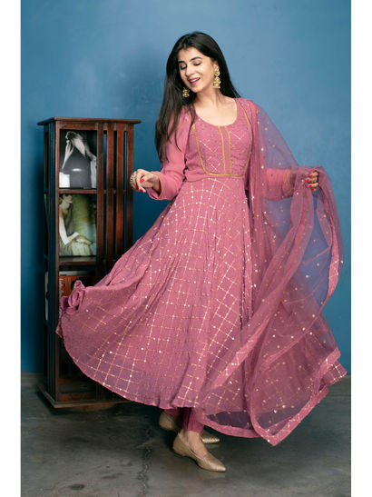 simple anarkali design