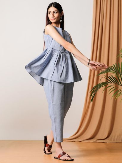 khaadi peplum shirts
