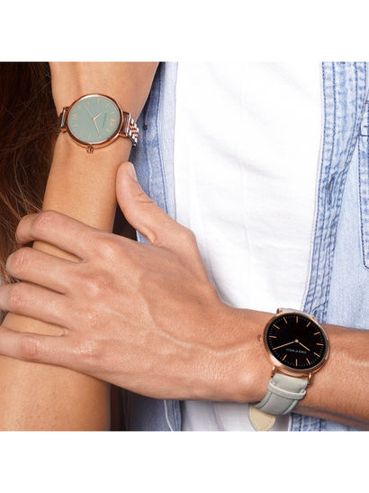 branded couple watch set