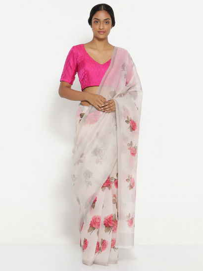 Organza Saree Online Buy Fancy Organza Saris At Best Prices Nykaa Fashion Timeless prints that have evolved over the years, these cotton sarees are the most preferred form of traditional wear. organza saree online buy fancy