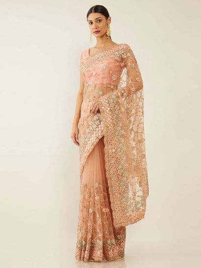 simple sarees for party