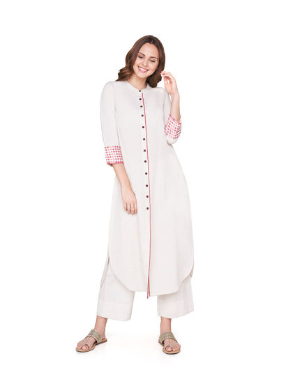 White Kurti Online Buy Best White Kurti Designs For Women Nykaa Fashion