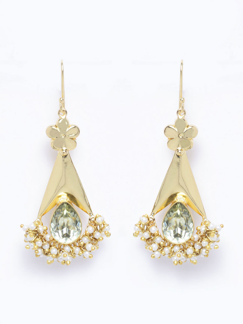 Diva Walk Earrings Buy Diva Walk Gold Designer Earrings Online Nykaa Fashion