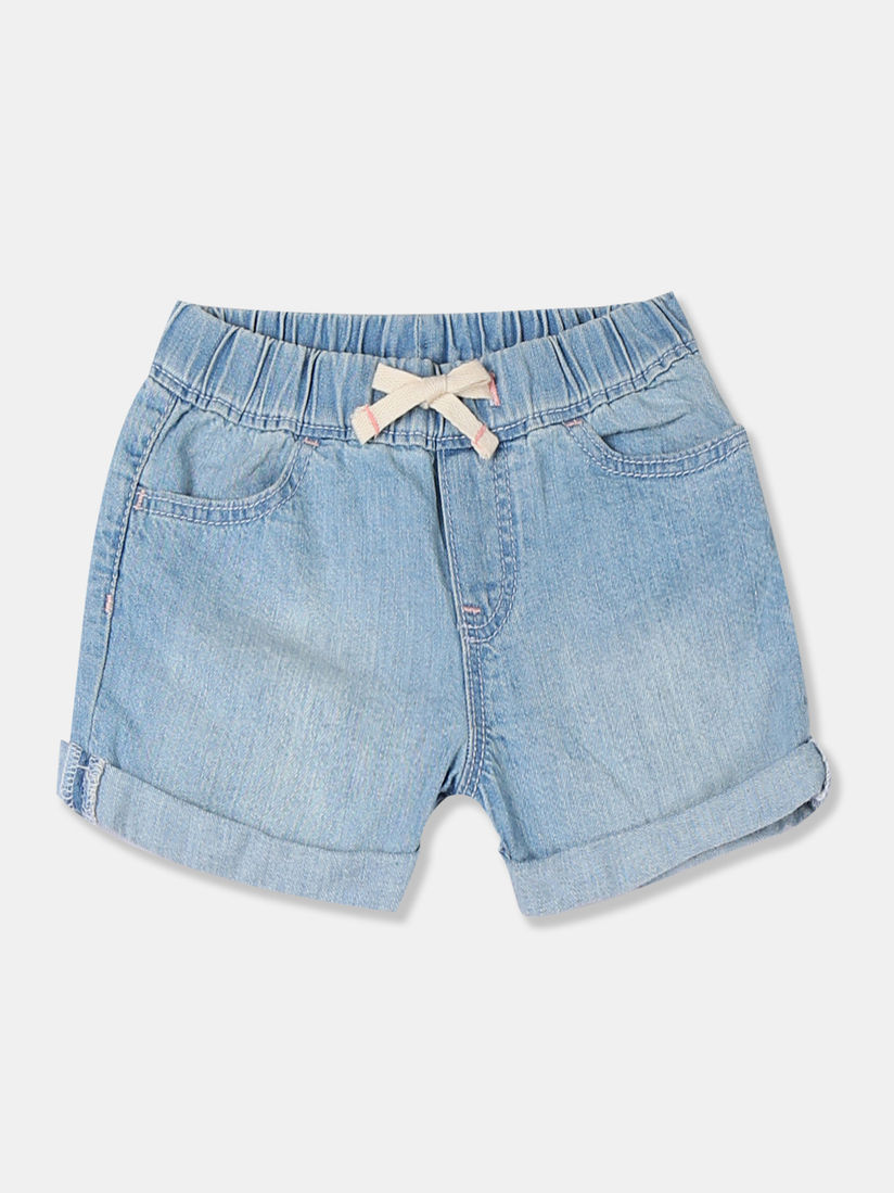 jean pull on shorts