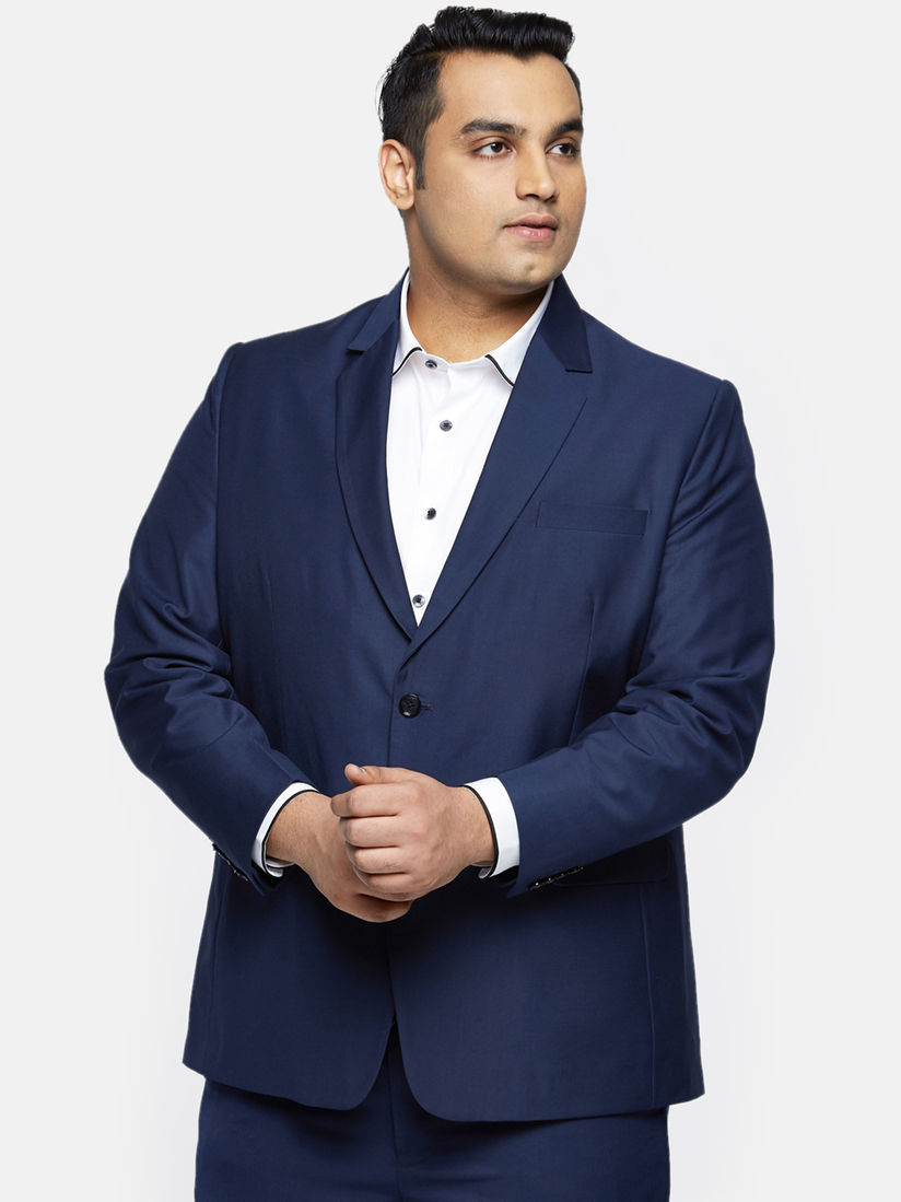 plus navy blazer