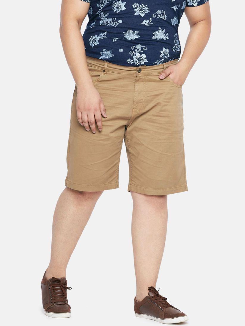 plus size khaki shorts