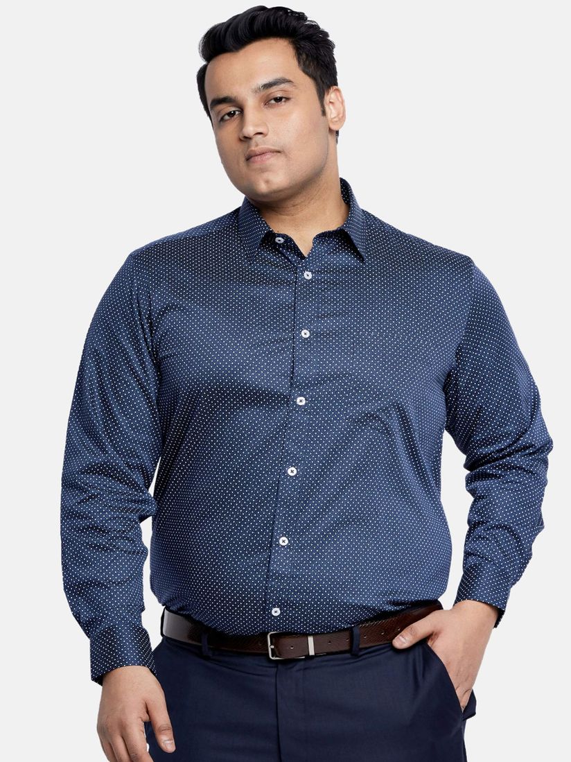 plus size formal shirts