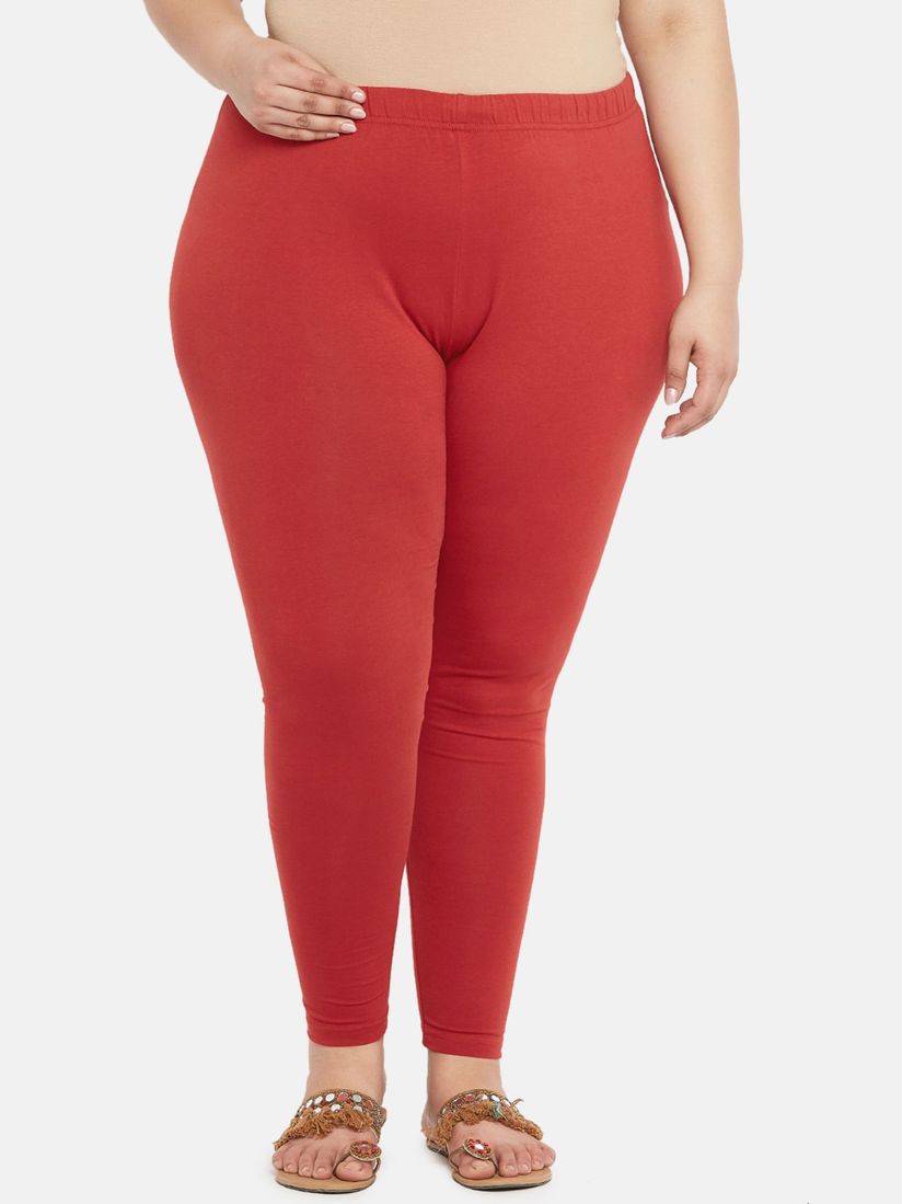 Womens plus size red tights clearance