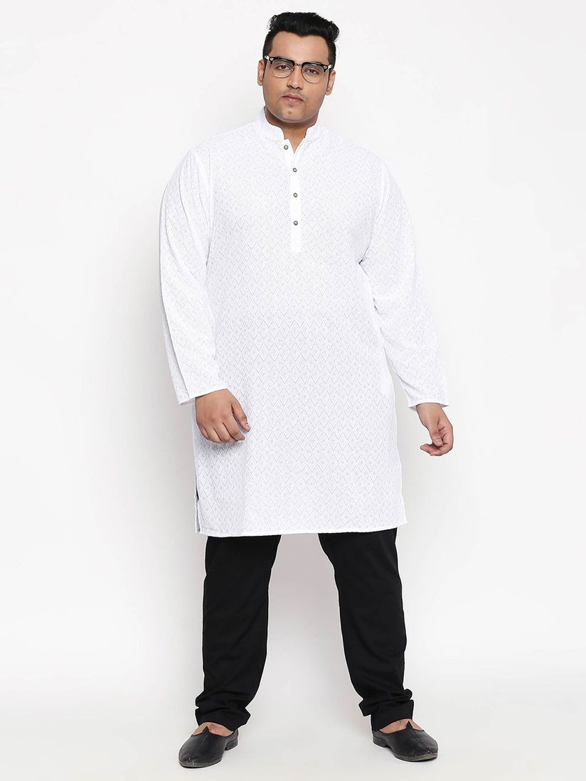 all white kurta
