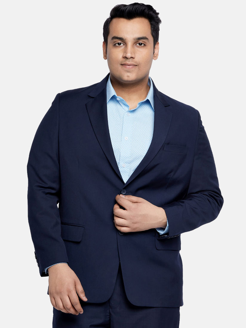 plus size navy blazer