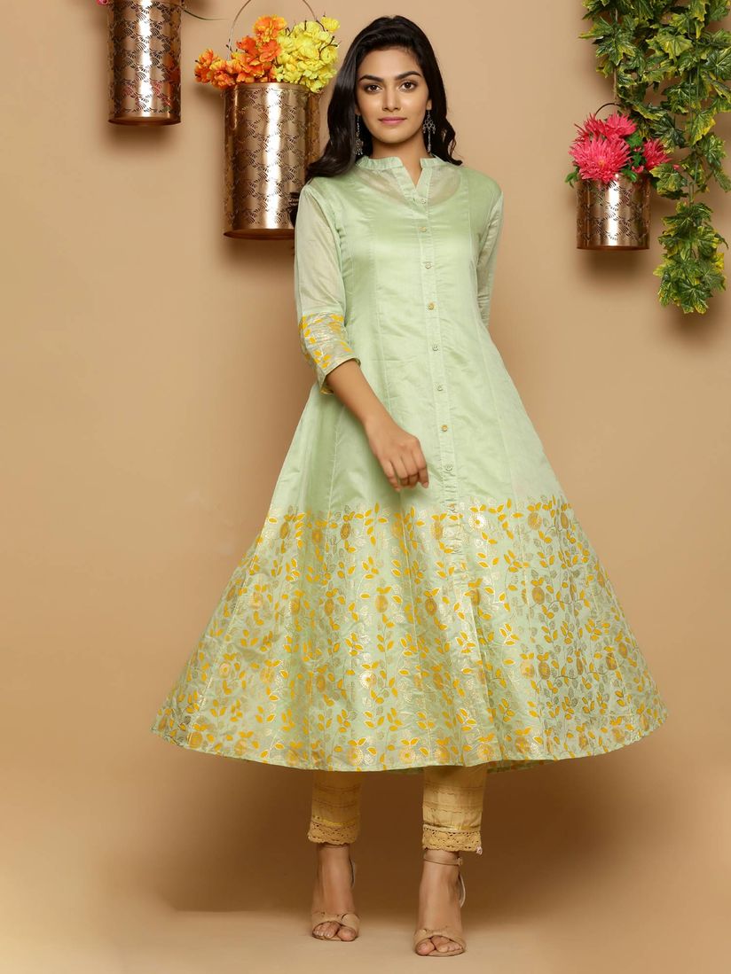 Juniper Kurtis Kurtas And Tunics Buy Juniper Pista Green Chanderi Emboss Print Layered Kurta Online Nykaa Fashion Buy different handpicked kurti style from our store. juniper pista green chanderi emboss print layered kurta