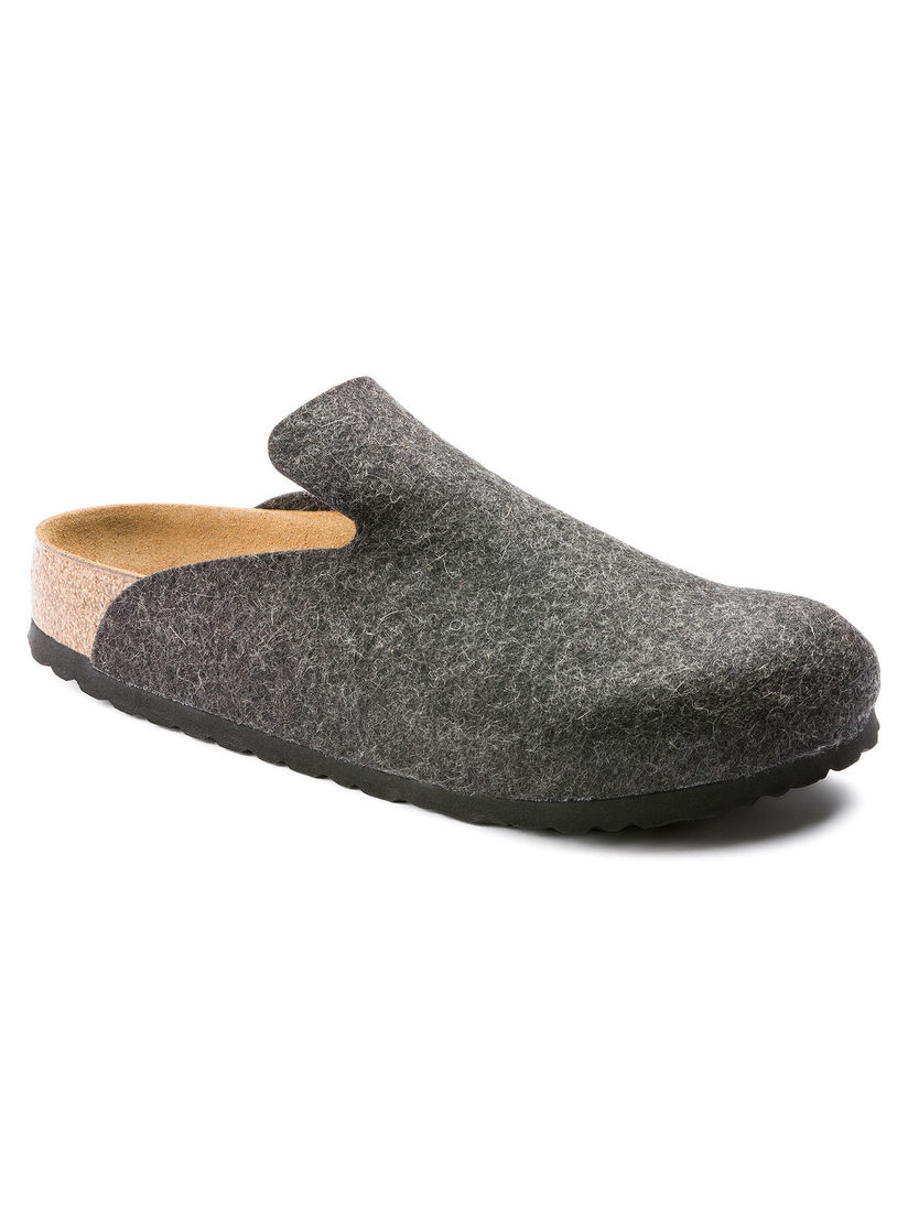 Grey felt clogs clearance