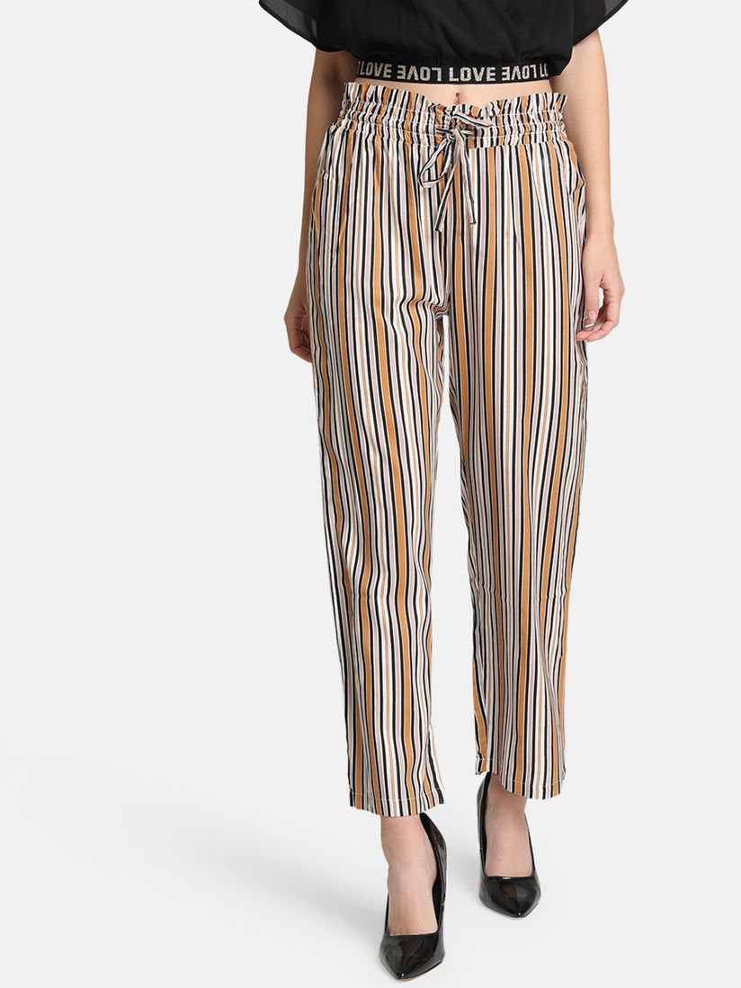 culottes striped pants
