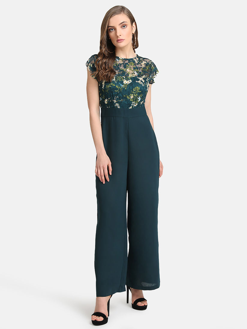 Kazo green jumpsuit Clearance