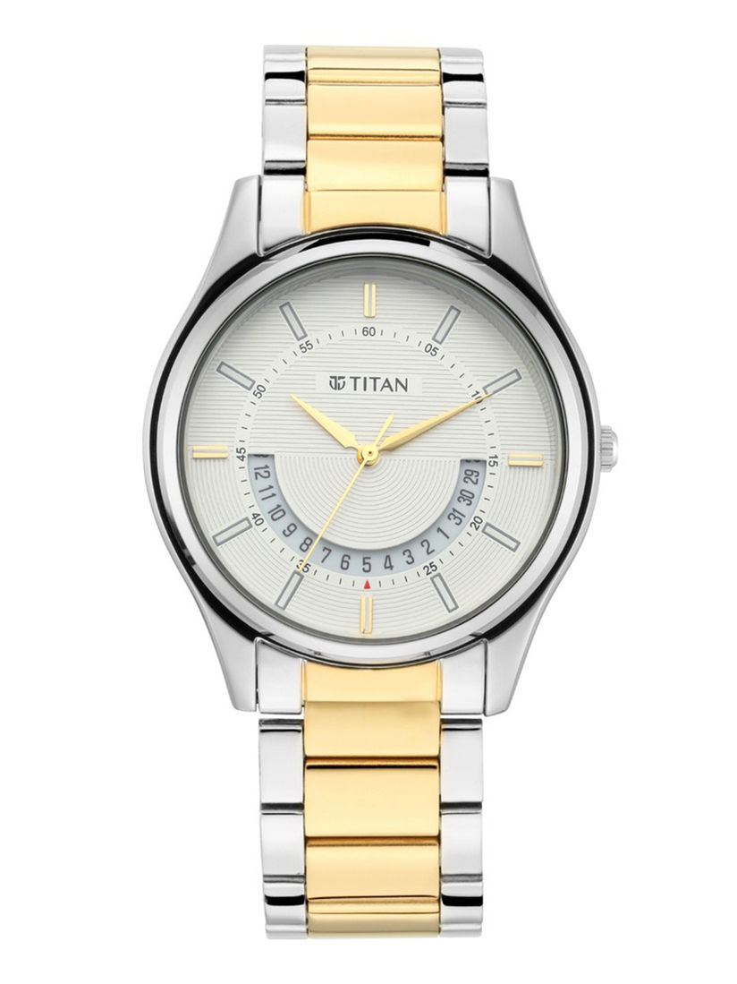 titan watch white