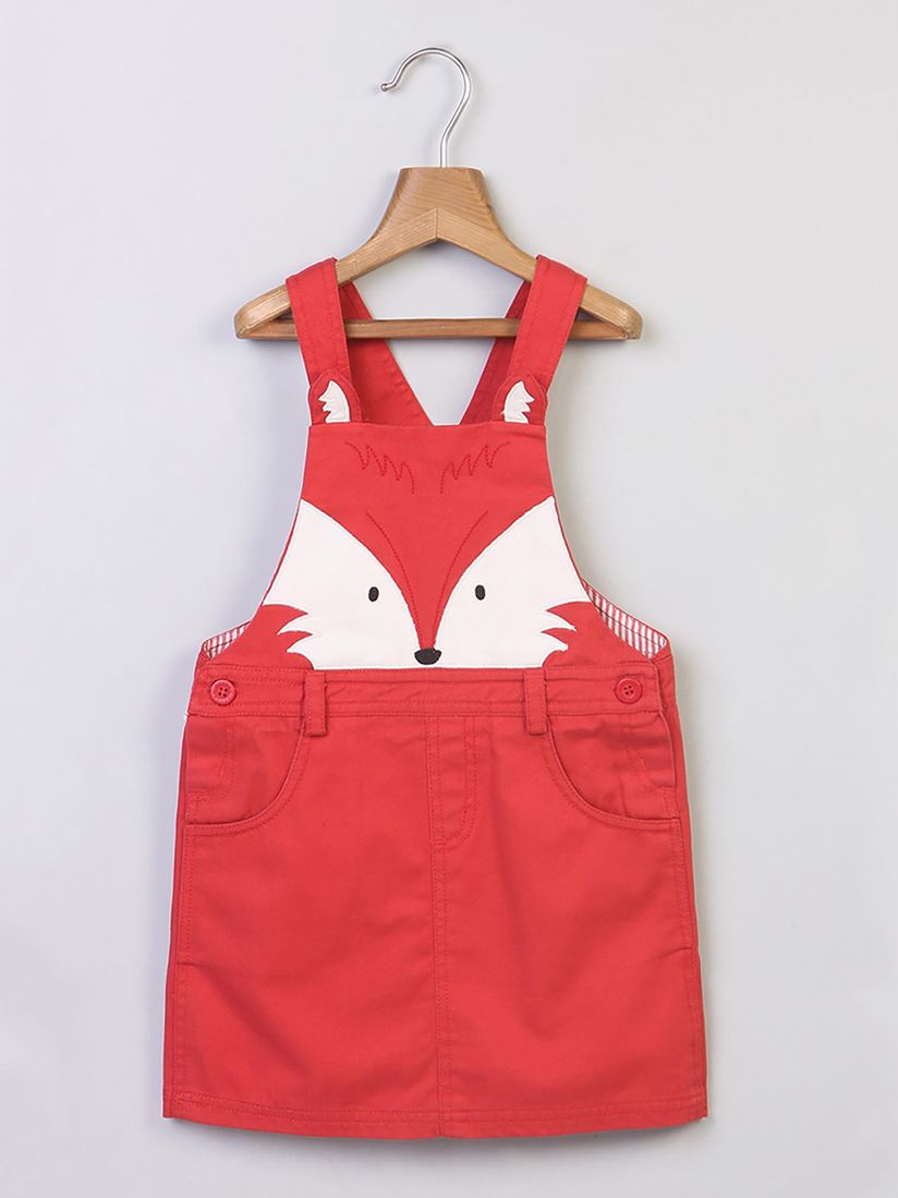 Red dungaree dress Clearance