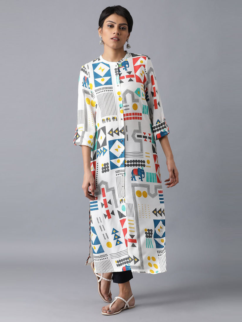 Multi color kurti online shopping clearance