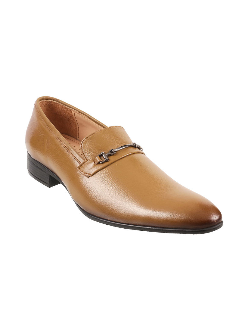 Mochi tan loafers clearance