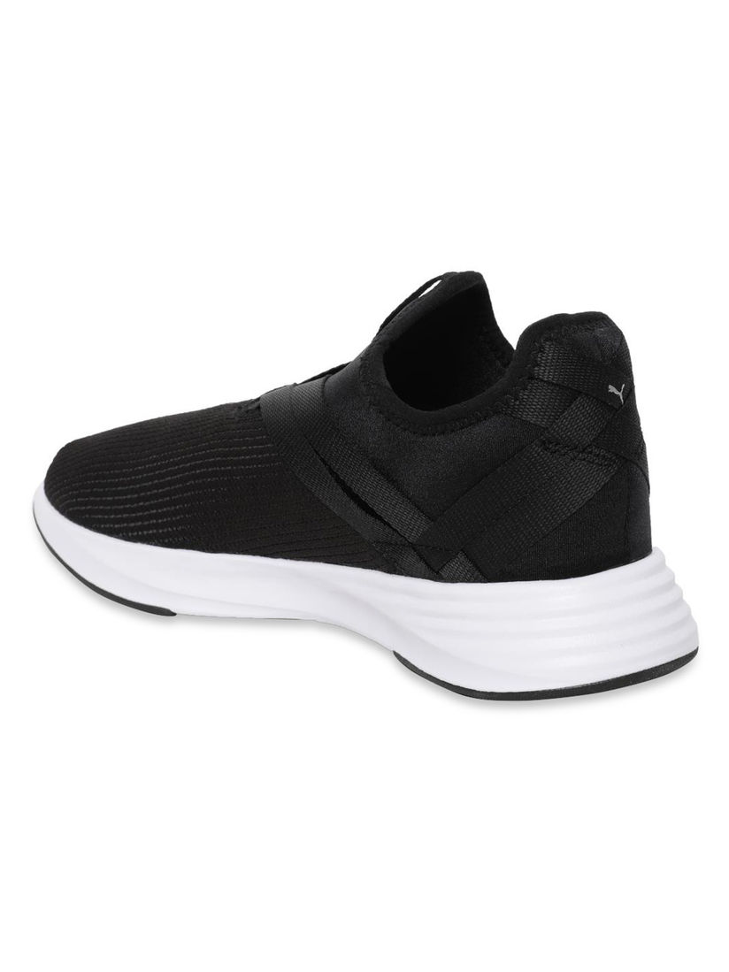 puma slip ons black women