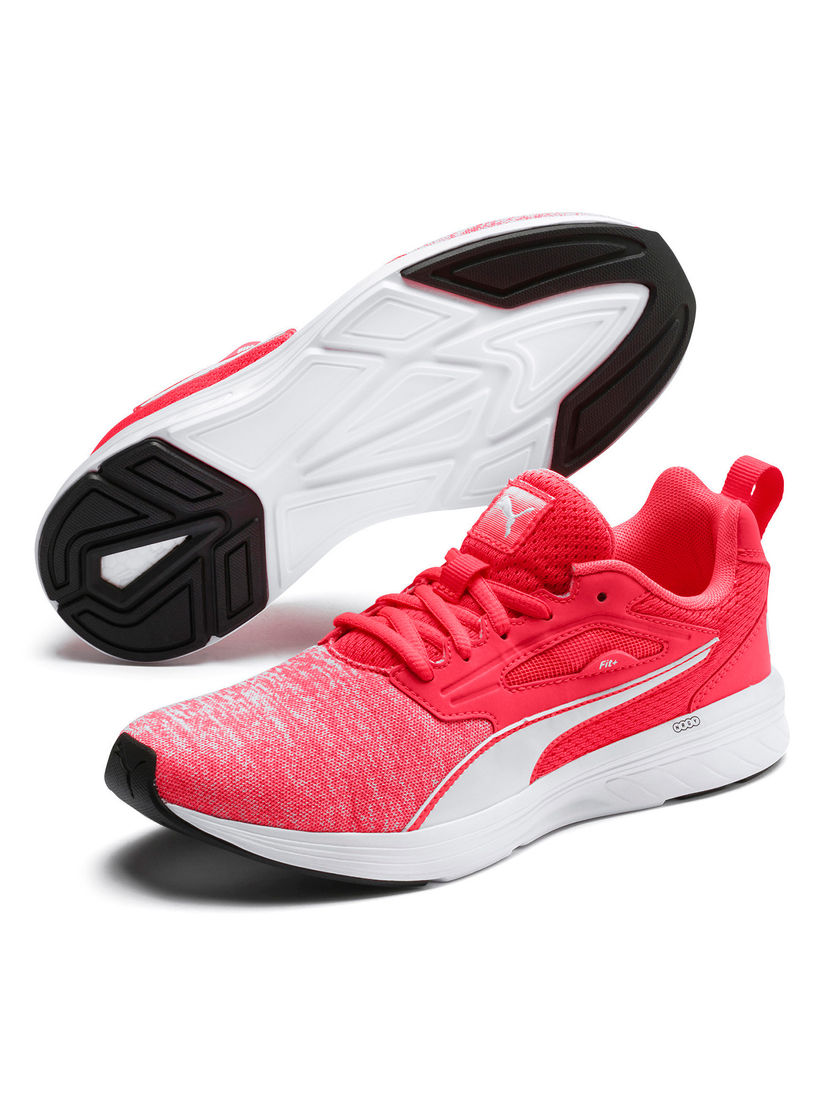 puma red running shoes
