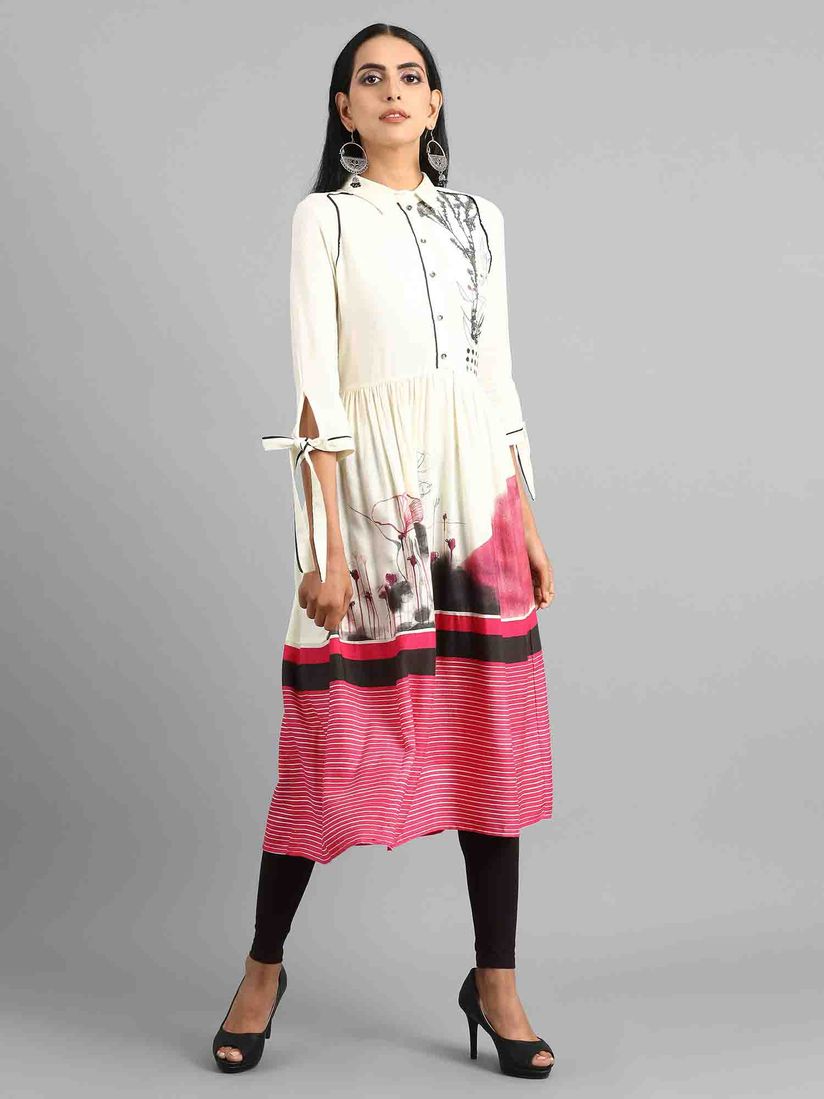 Collar neck kurtis online shopping clearance