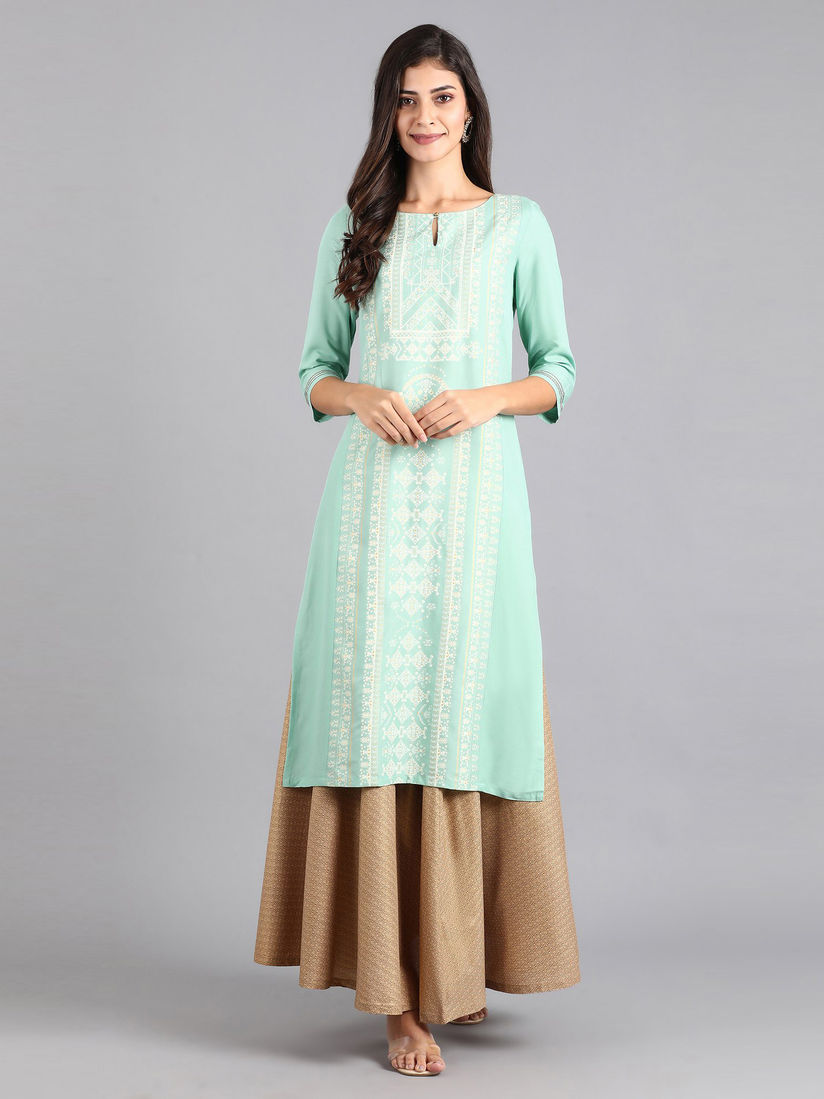 W green kurta clearance