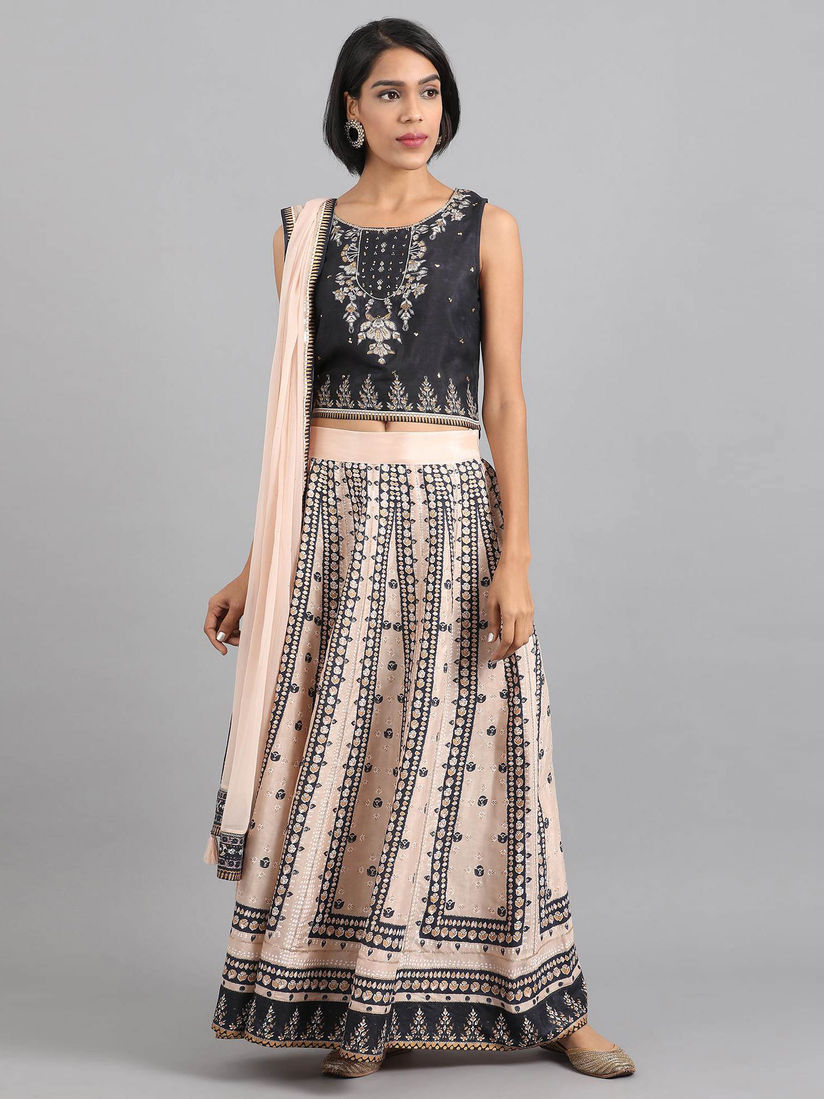 long skirt with top and dupatta