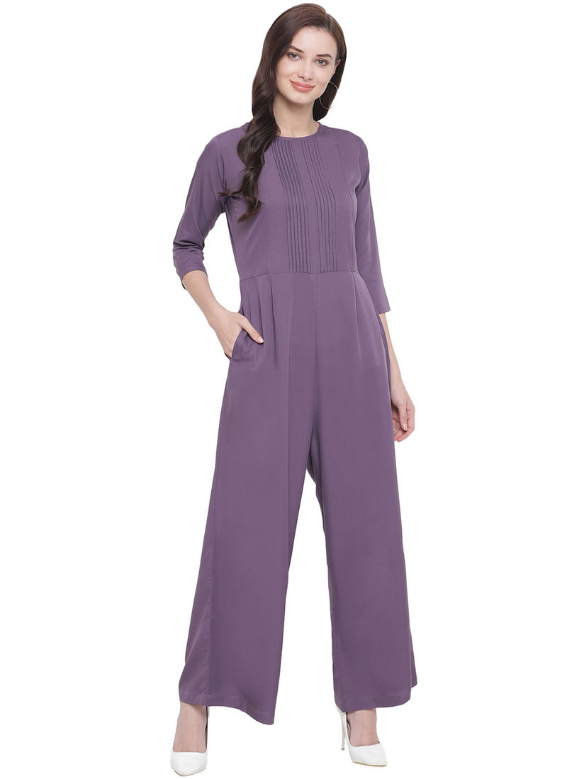 purple jumpsuits