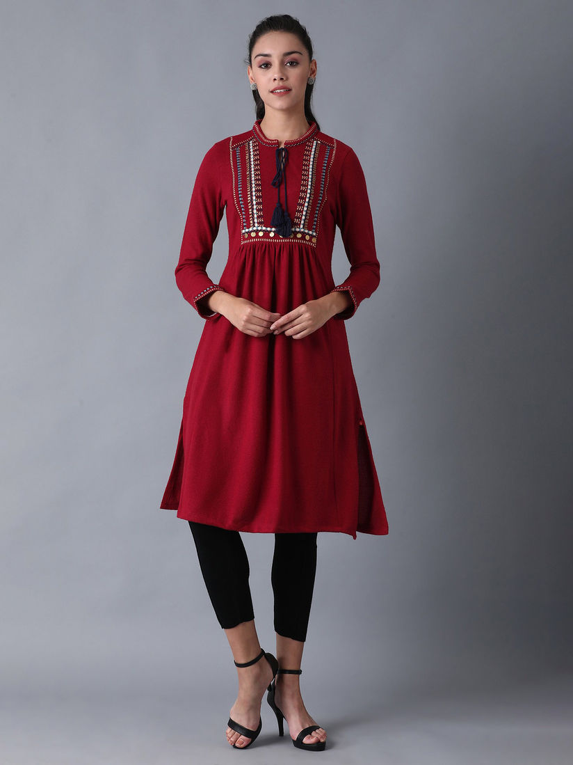 W woolen kurtas clearance