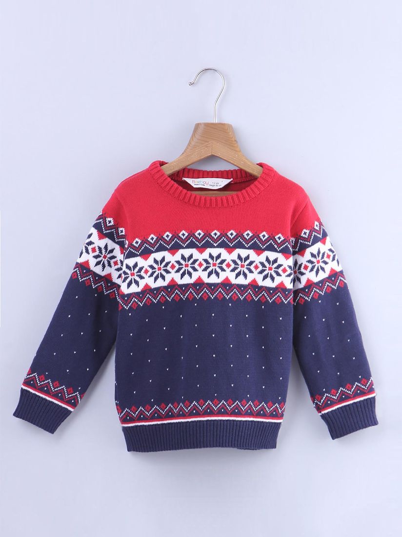 Navy blue christmas sweater clearance