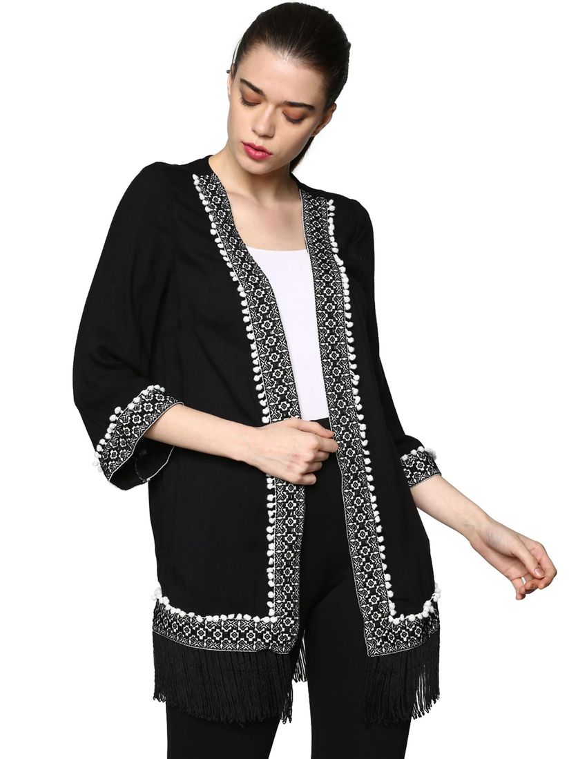 front open long shrug