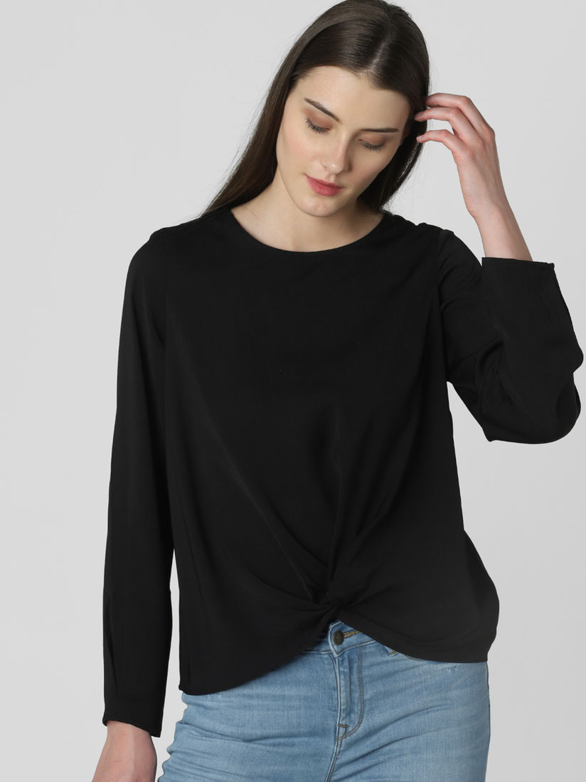 black long sleeves and jeans