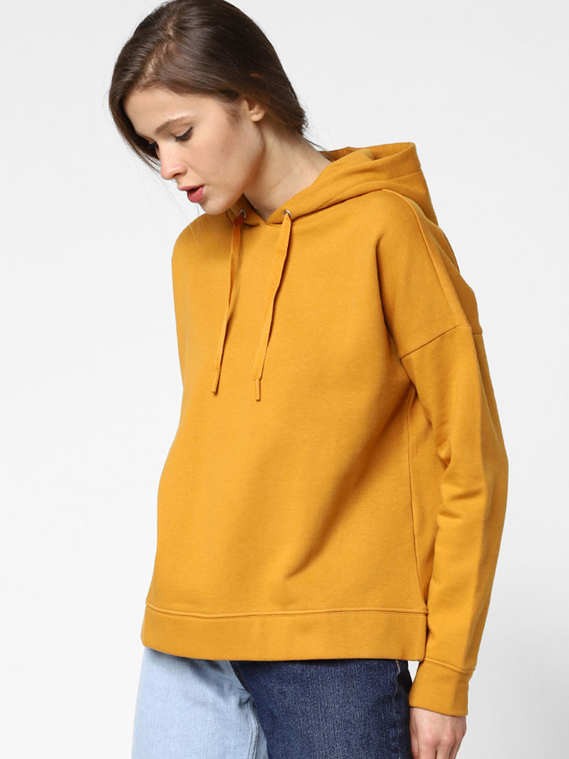 dark yellow sweatshirt